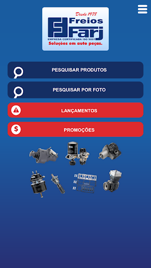 Freios Farj - Catálogo Screenshot 0
