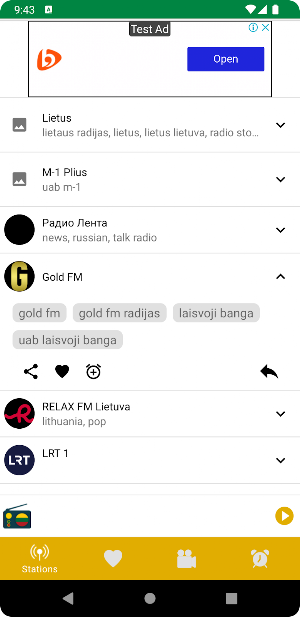 Radio Lithuania : Online FM Screenshot 1