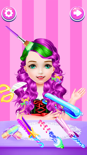 Cute Dolls Hair Spa Contest Screenshot 0