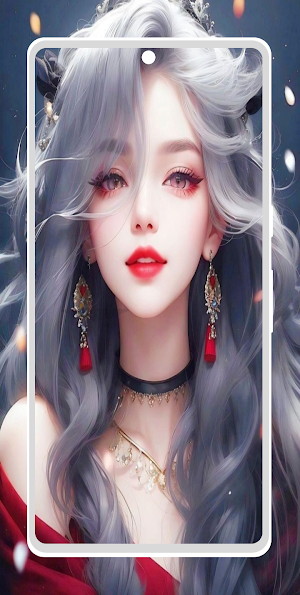 Ai cute Girls wallpapers. Screenshot 1