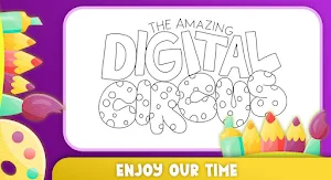 Pomni Digital circus coloring Screenshot 0