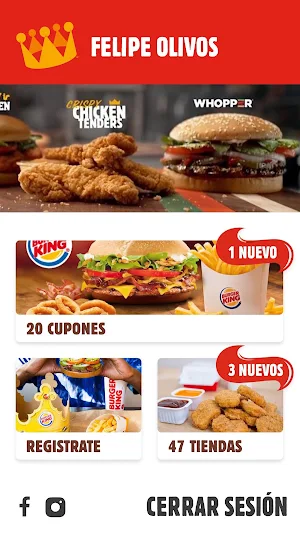BurgerKing Chile Screenshot 0