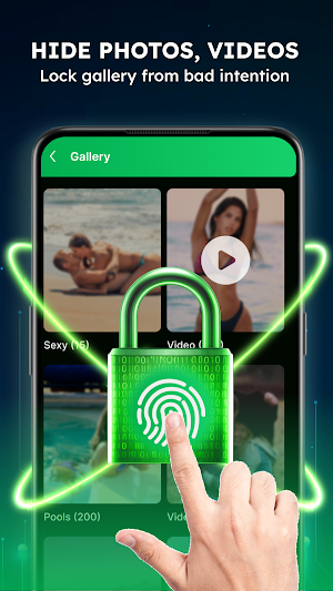 AppLock: Fingerprint & Pattern Screenshot 1