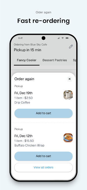Blue Sky Cafe Screenshot 3