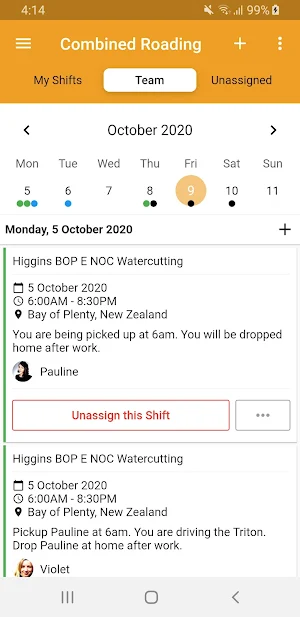 Combined Roading Services Screenshot 2