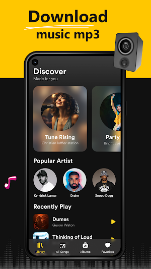 Mp3 Music Downloader & player Screenshot 0