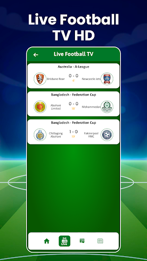 Live Football TV HD Streaming Screenshot 0