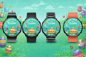 Easter Holiday Watch Face OS Screenshot 2
