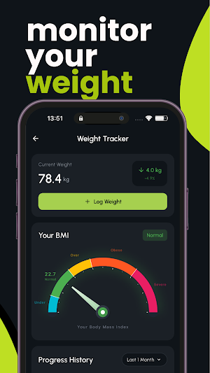 Strift: Step & Weight Tracker Screenshot 2