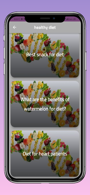 Diet and diets Screenshot 1