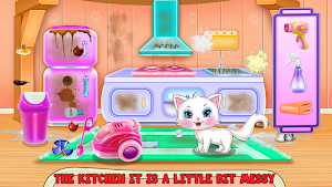 Kitty Kate Cleaning the House Tree Screenshot 3