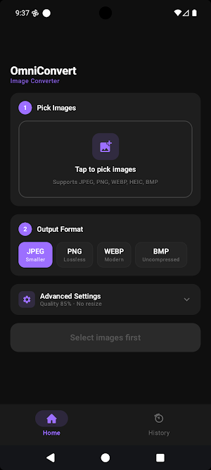 OmniConvert - Image Converter Screenshot 0