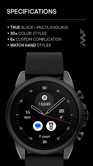 Awf Analog [xT] - watch face Screenshot 1
