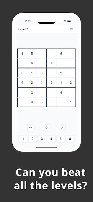 Mini Sudoku - 6x6 Linked Screenshot 2