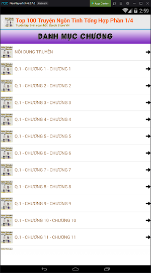 Top 100 Truyện Ngôn Tình Tổng Hợp 1/4 Screenshot 3