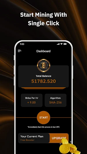 BTC Mining- Bitcoin Cloud Mine Screenshot 0