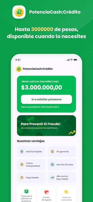 PotenciaCash:Crédito Screenshot 0