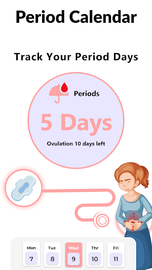 Period Tracker and Ovulation Screenshot 1