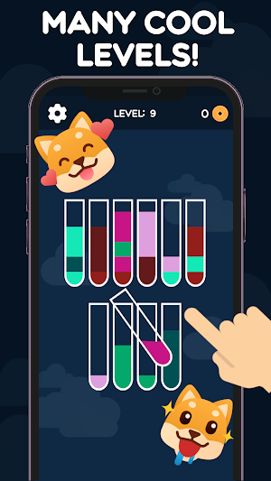Fizz Water Sort - Color Puzzle Screenshot 3