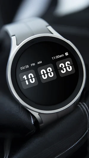 ZKin Watch Face Flip Clock Screenshot 1