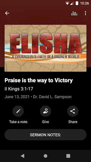 Parkway Baptist Screenshot 1