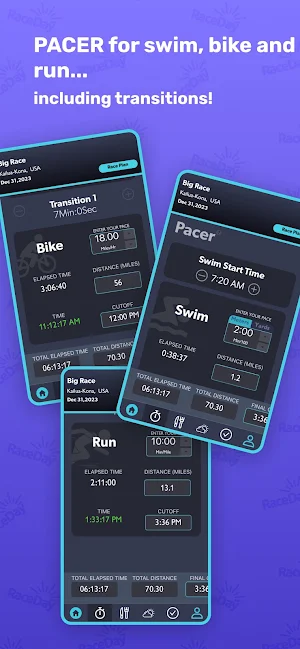 RaceDay Triathlon Race Planner Screenshot 0
