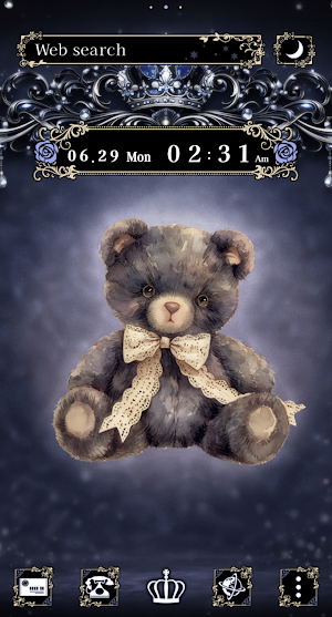 Dark and Girly Theme +HOME Screenshot 2