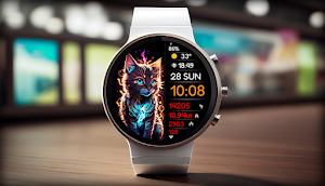 Digital ANIMALS WS17 Watchface Screenshot 3