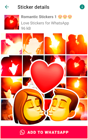 Love stickers - WASticker Screenshot 2