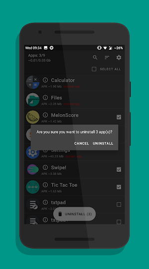 UnApp — Batch Uninstall Multiple Apps, Uninstaller Screenshot 1