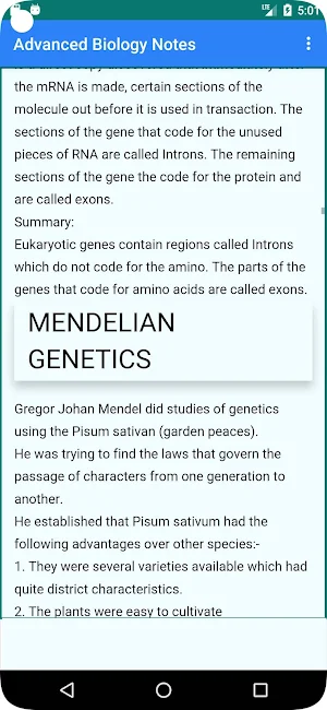 Advanced Level Biology screenshot 5