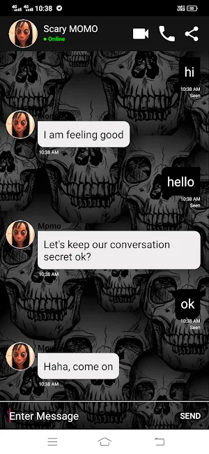 Scary Momo Horror Call Game Screenshot 2