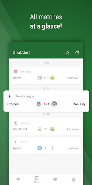 GoalAlert - The fastest football app Screenshot 2