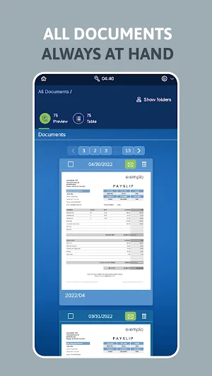 HR Document Box Screenshot 2