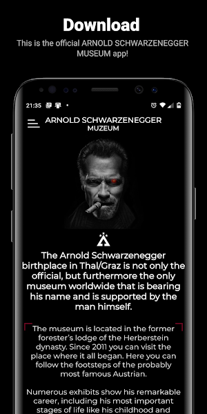 ARNOLD SCHWARZENEGGER MUSEUM Screenshot 1