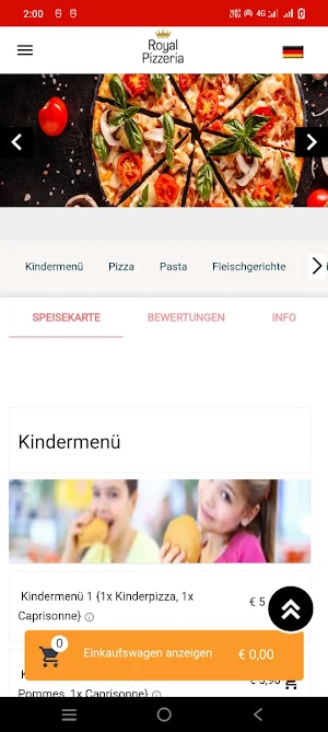 Royal Pizzeria Kaiserslautern Screenshot 1