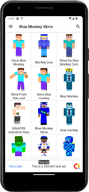 Blue Monkey Skins Screenshot 3