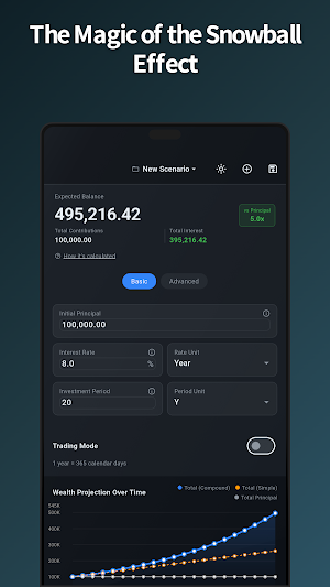 Compound Calc: FIRE & Trading Screenshot 0