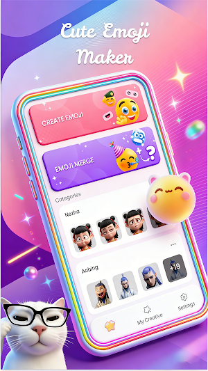 Cute Emoji Maker Screenshot 0
