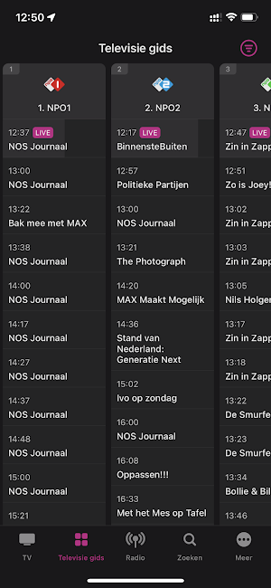 IPTV Nederland voor smartphone Screenshot 3