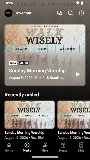 Covenant Church Sharon Screenshot 1