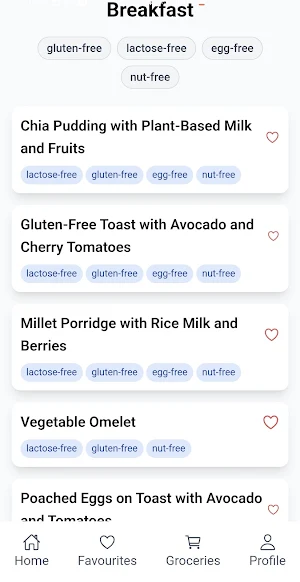 NutriToler: Food Intolerances Screenshot 1