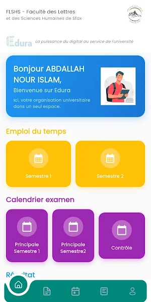 Faculté FLSHS Screenshot 1