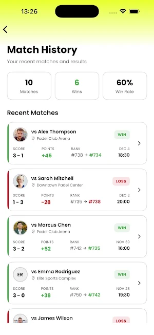 PadelHub Screenshot 3