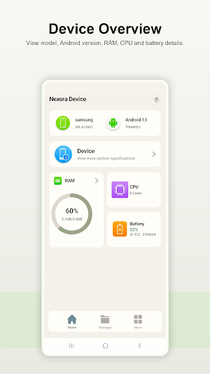 Nexora Device - System Info Screenshot 0
