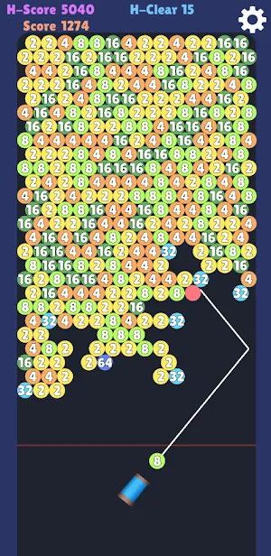[365fun] 2048BubbleShooter Screenshot 2