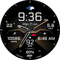 H395 Hybrid Watch Face