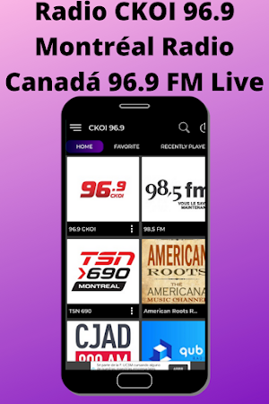 Radio CKOI 96.9 Montréal Radio Canadá 96.9 FM Live Screenshot 3