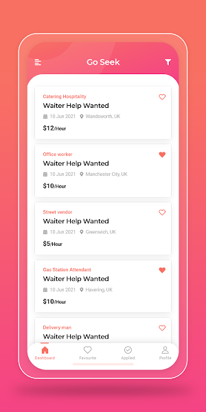 Waged - Your daily Jobs Screenshot 2