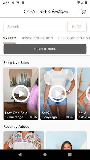 Casa Creek Boutique Screenshot 1